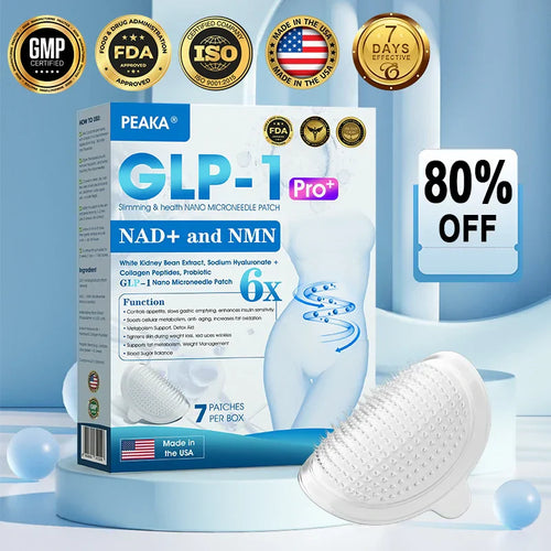 【Last Day Promotion 80% OFF🥇】PEAKA® GLP-1 & NAD+ Slimming & health NANO MICRONEEDLE PATCH🇺🇸(Zero Pain. 24/7 Release | Lose 20lbs FAST | 90% Sugar Drop | )👨⚕️